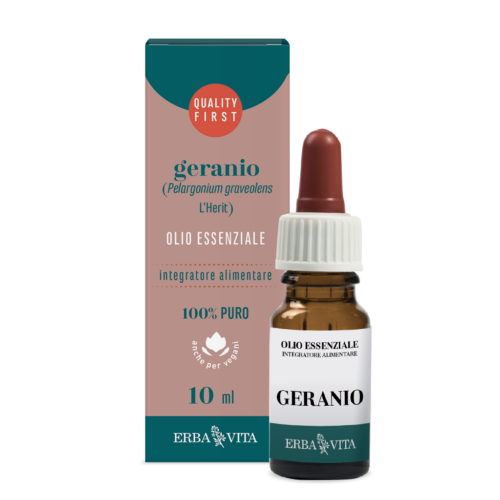 Olio Essenziale Geranio di Erba Vita