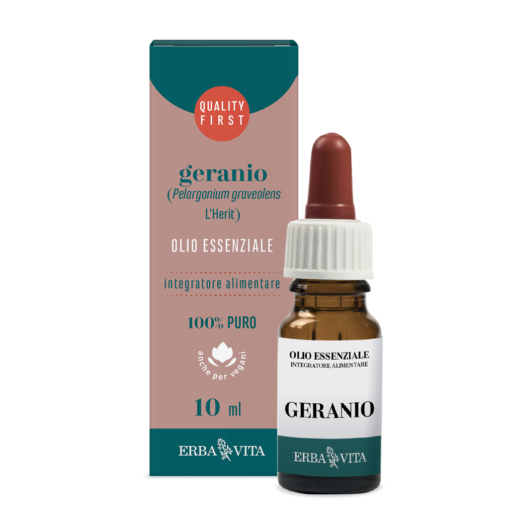 Olio Essenziale Geranio di Erba Vita