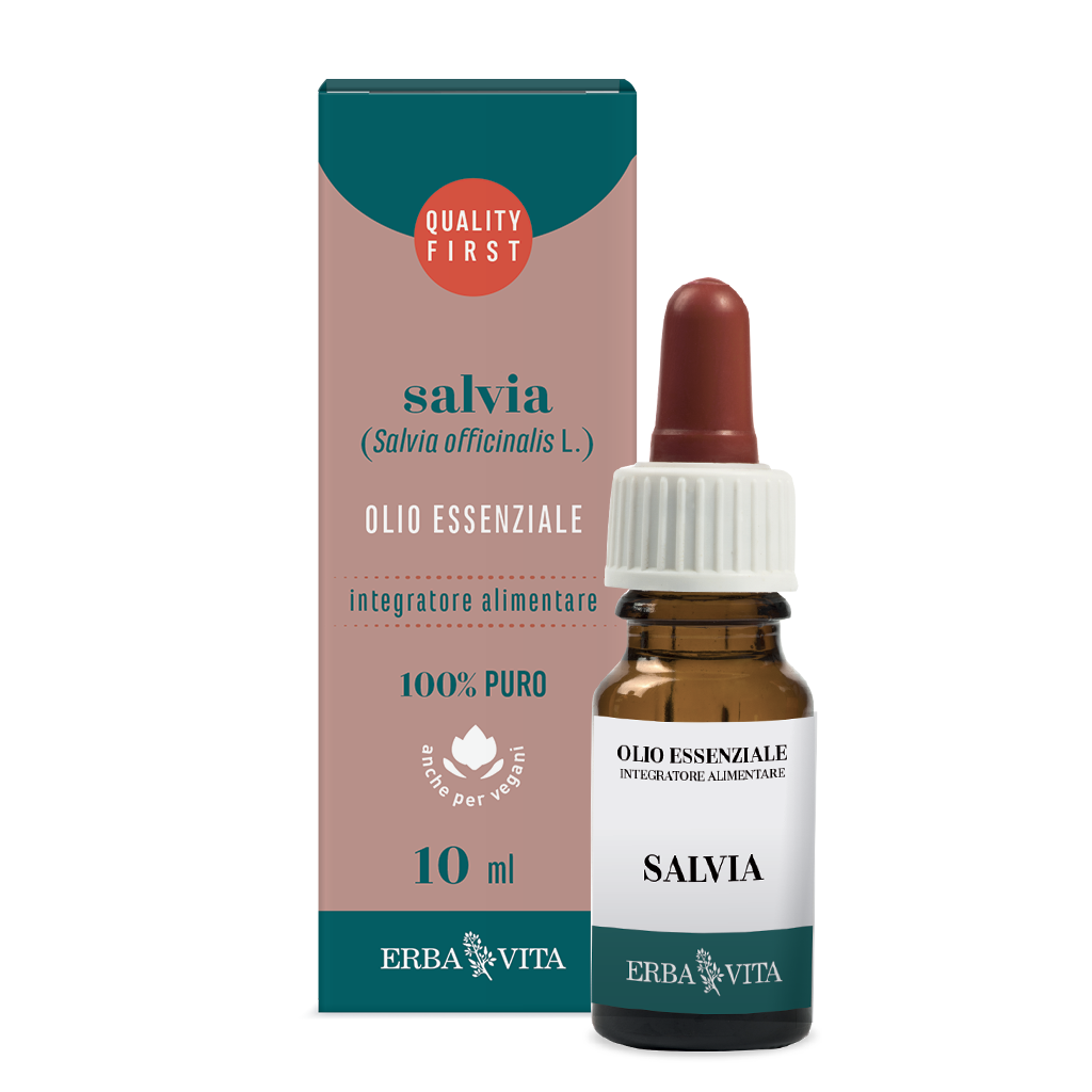 Olio Essenziale Salvia di Erba Vita