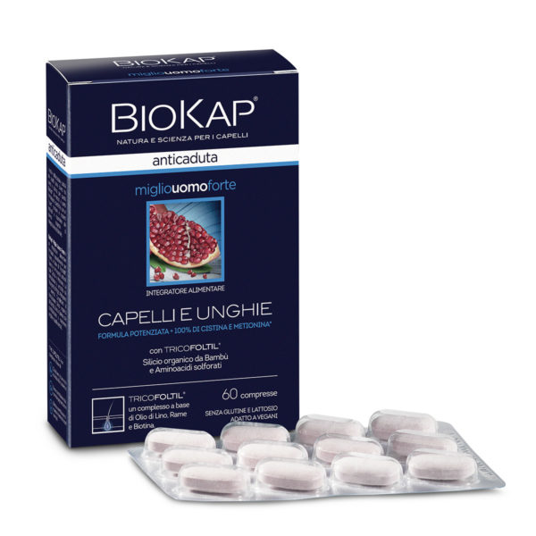 Biokap Anticaduta Miglio Uomo Forte di Bios Line