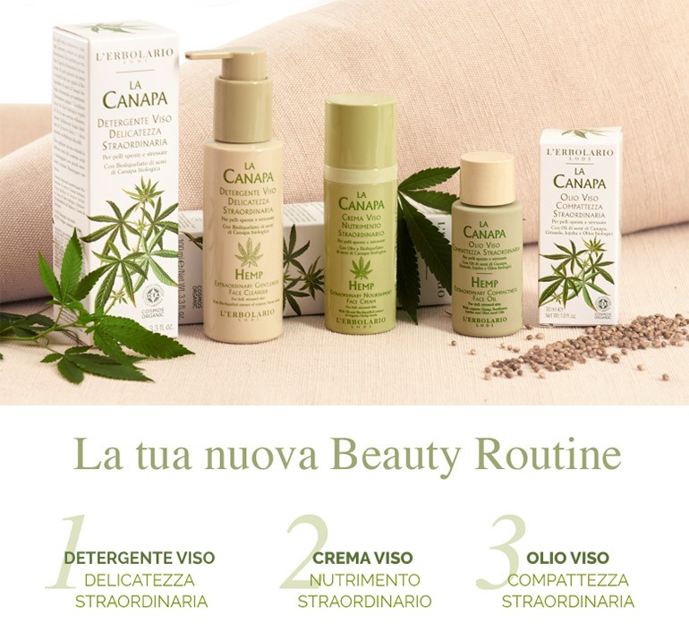 Canapa Linea Viso Erbolario