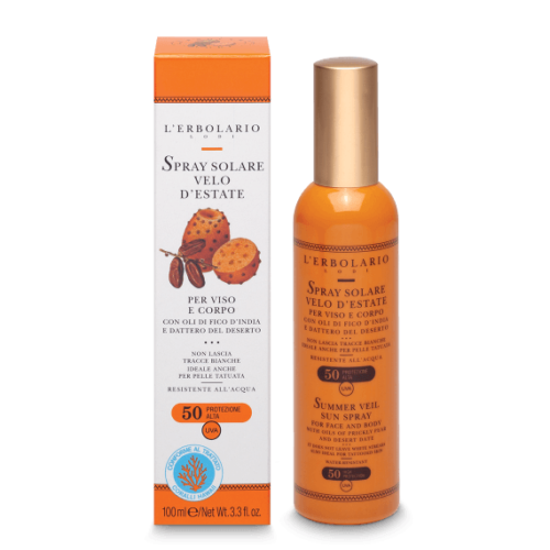 Solari Erbolario Spray Solare Corpo Velo Invisibile SPF50