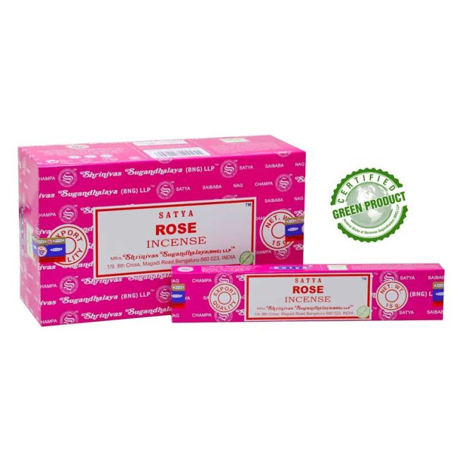 Incenso Rosa Satya 15g