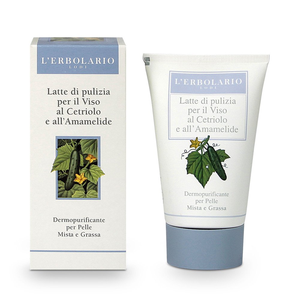 Latte Detergente al Cetriolo e Amamelide di Erbolario
