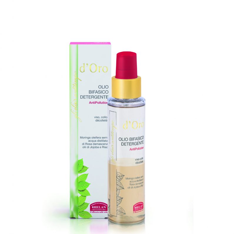 Helan Elisir D'ORO Emulsione Struccante Antipollution – 150 Ml Gesichtsreinigung Mit Anti-Pollution-Effekt. Für Tiefenreine, Gepflegte Haut.