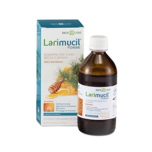Larimucil Sciroppo Bambini tosse secca e grassa Bios Line