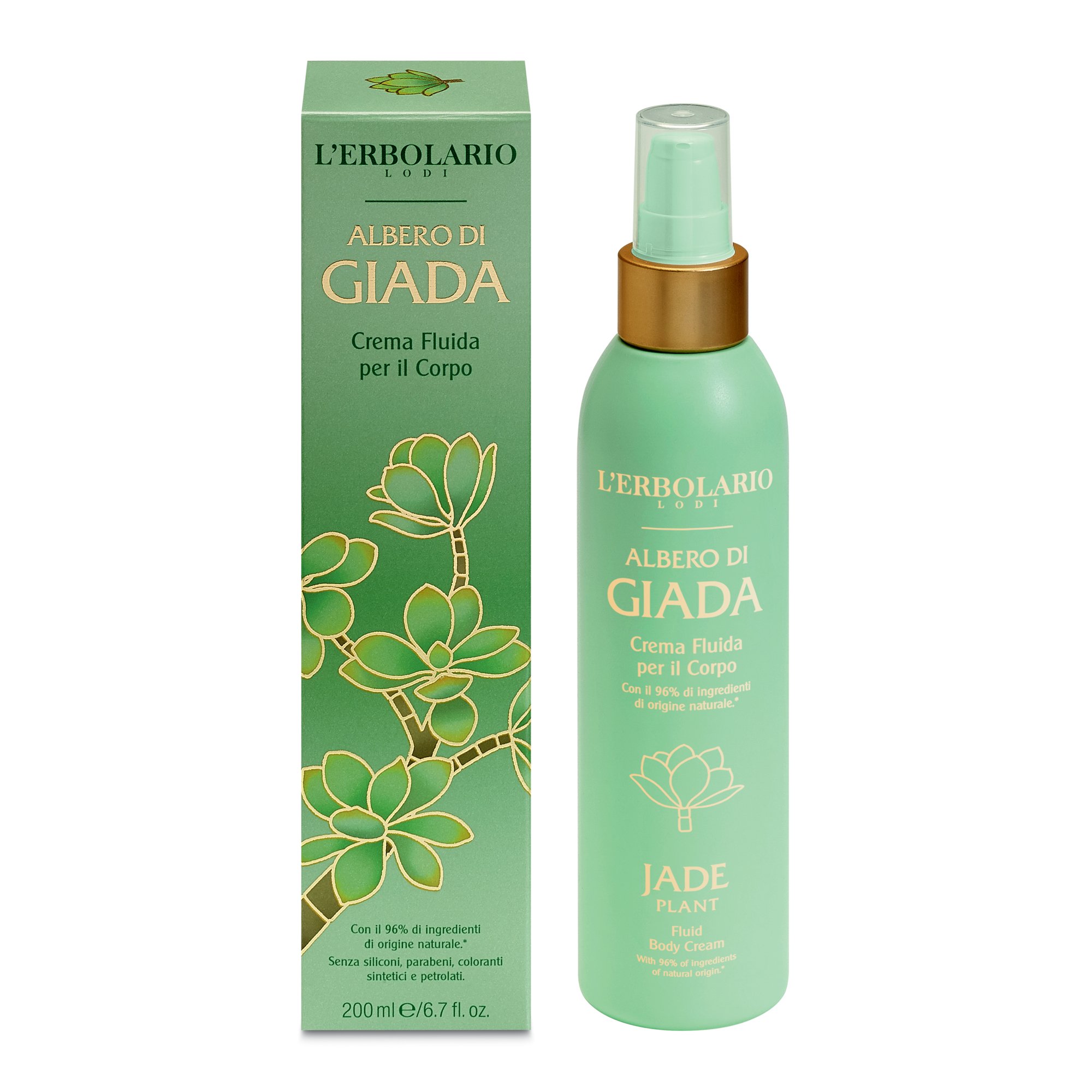 Albero di Giada Crema Fluida Corpo Profumata di Erbolario