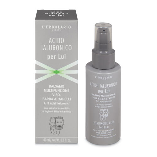 Acido Ialuronico per Lui Balsamo Viso Barba e Capelli di Erbolario
