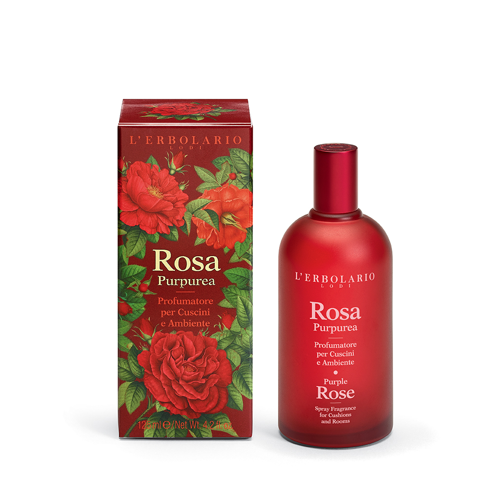 Rosa Purpurea Profumatore Cuscini e Ambiente di Erbolario