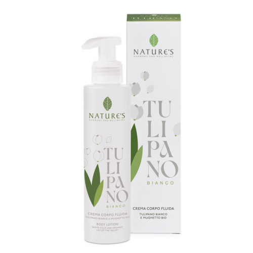 Tulipano Bianco Crema Corpo Fluida di Nature's