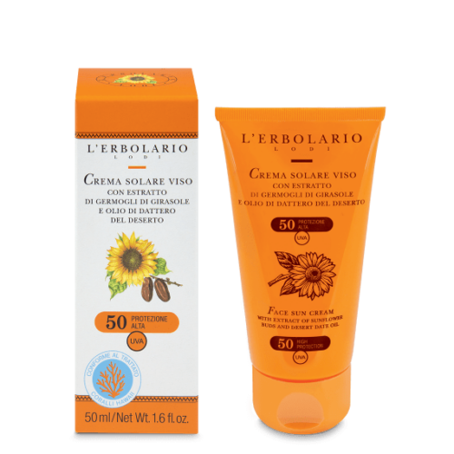 Solari Erbolario Crema Viso Spf50