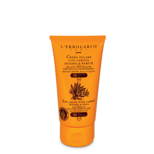 Solari Erbolario Crema alla Carota Sesamo e Karitè SPF30 75ml