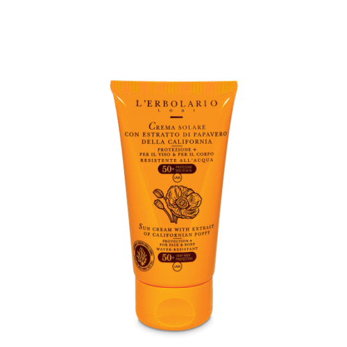 Solari Erbolario Crema Viso Corpo con Estratto di Papavero SPF50+ 75ml