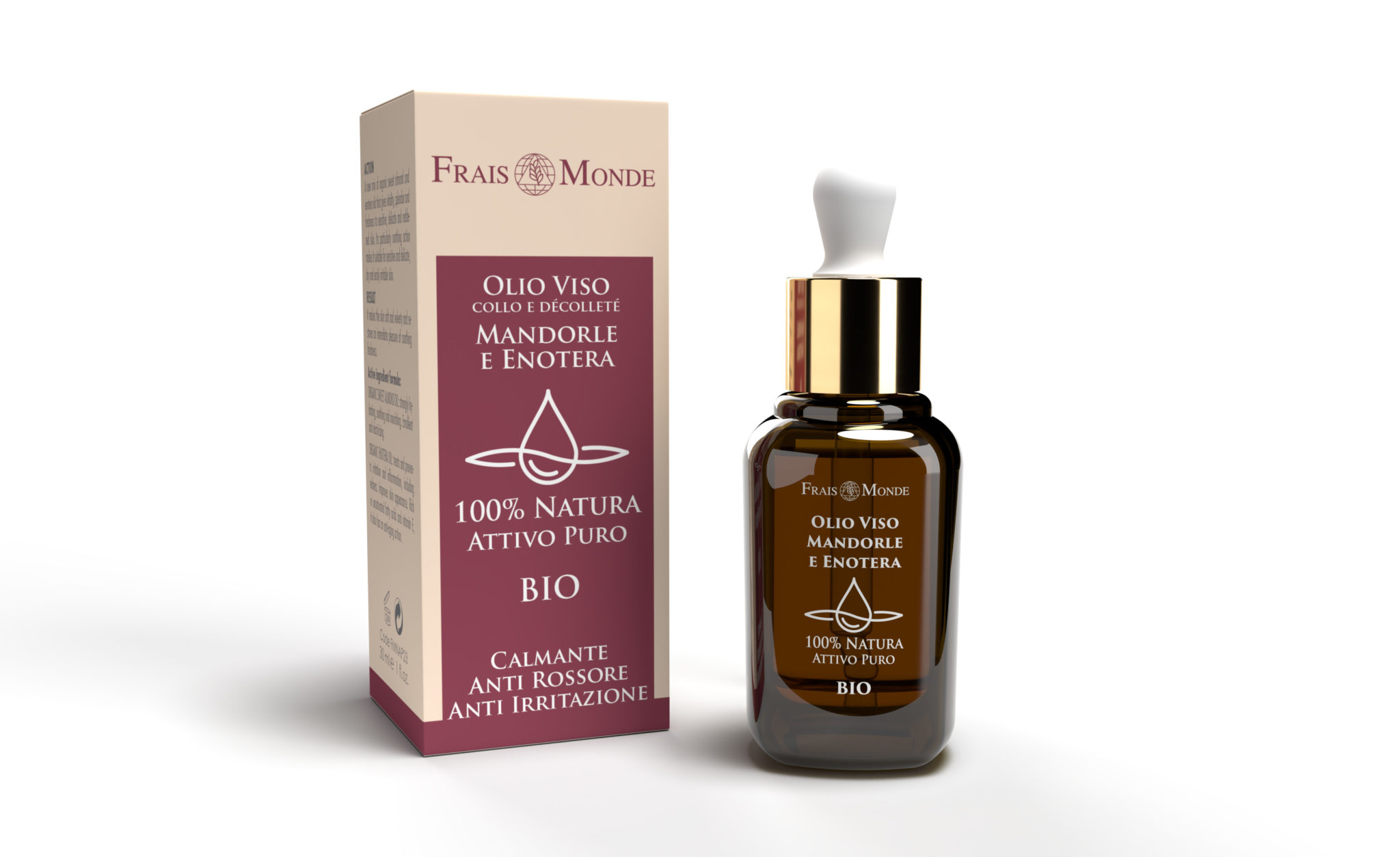 Olio Viso Mandorla e Enotera di Frais Monde