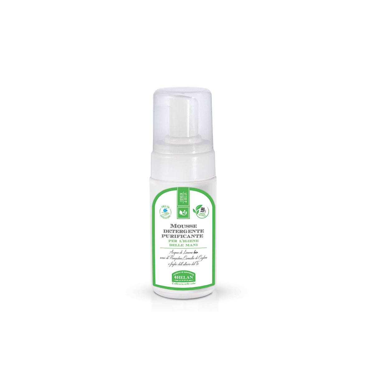 Mousse Detergente Purificante Mani di Helan