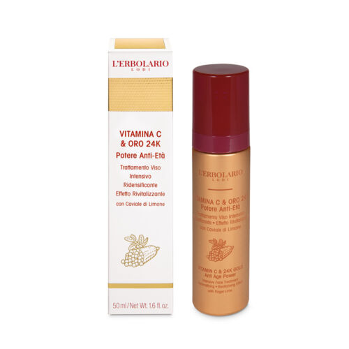 Vitamina C & Oro 24K Trattamento Viso di Erbolario