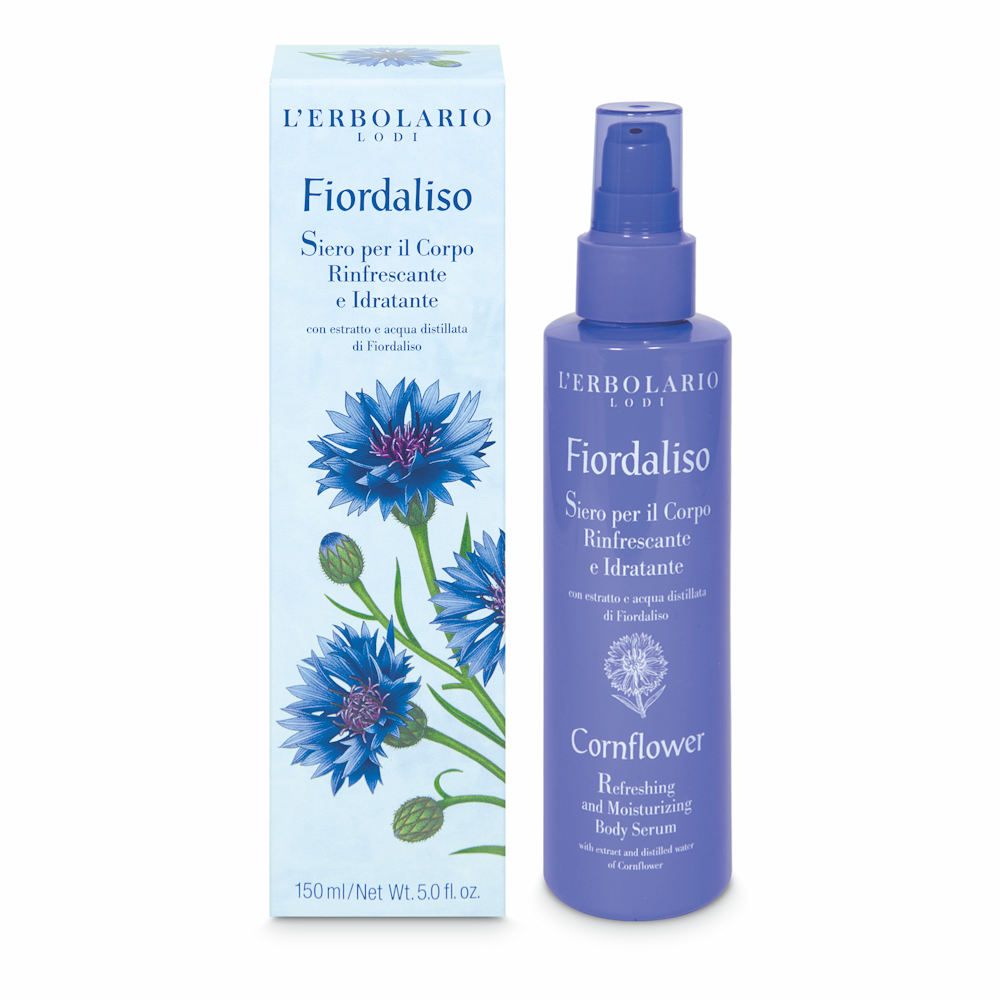 Fiordaliso Siero Corpo Rinfrescante Idratante di Erbolario
