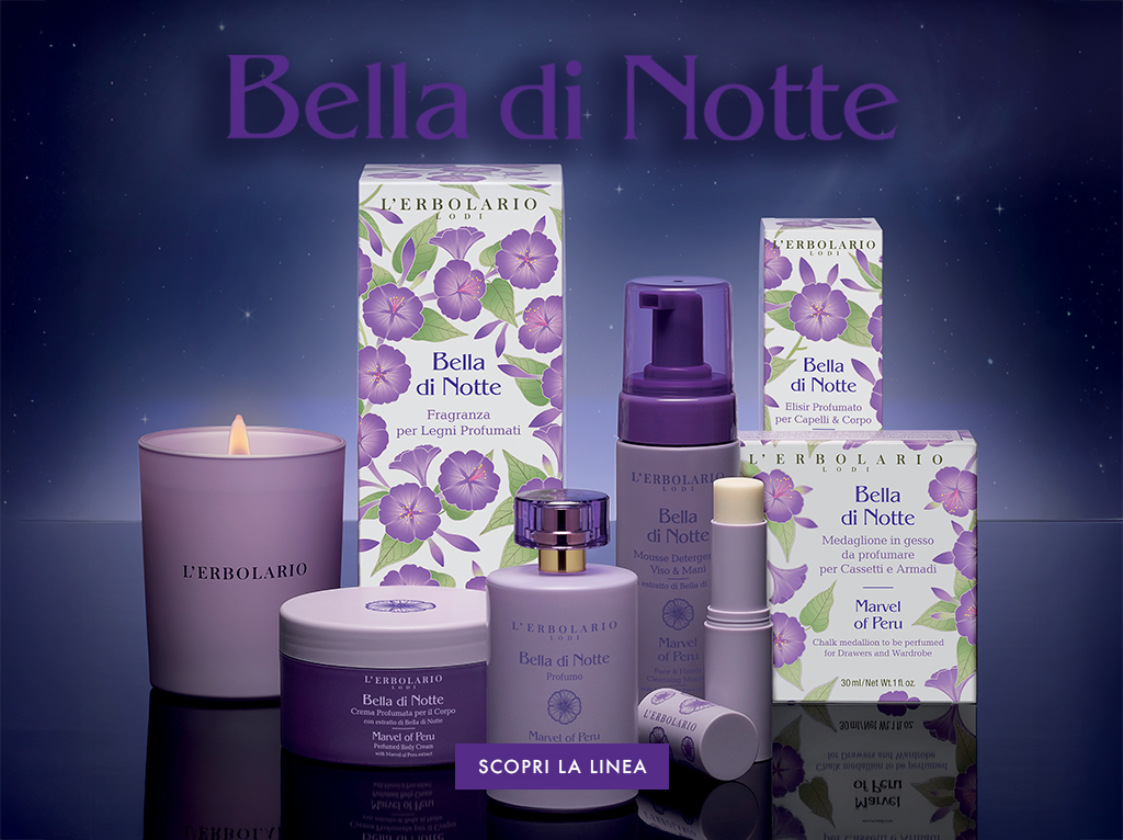 Bella di Notte linea profumata di Erbolario
