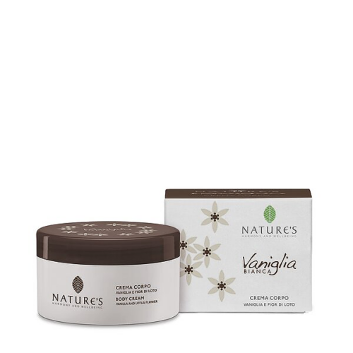 Vaniglia Bianca Crema Corpo di Nature's