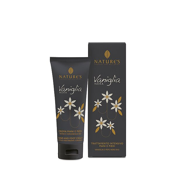 Vaniglia Nera Crema Mani e Piedi di Nature's