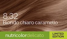 Biokap Nutricolor Tinta Delicata Biondo Chiaro Caramello 8.32 di Bios Line