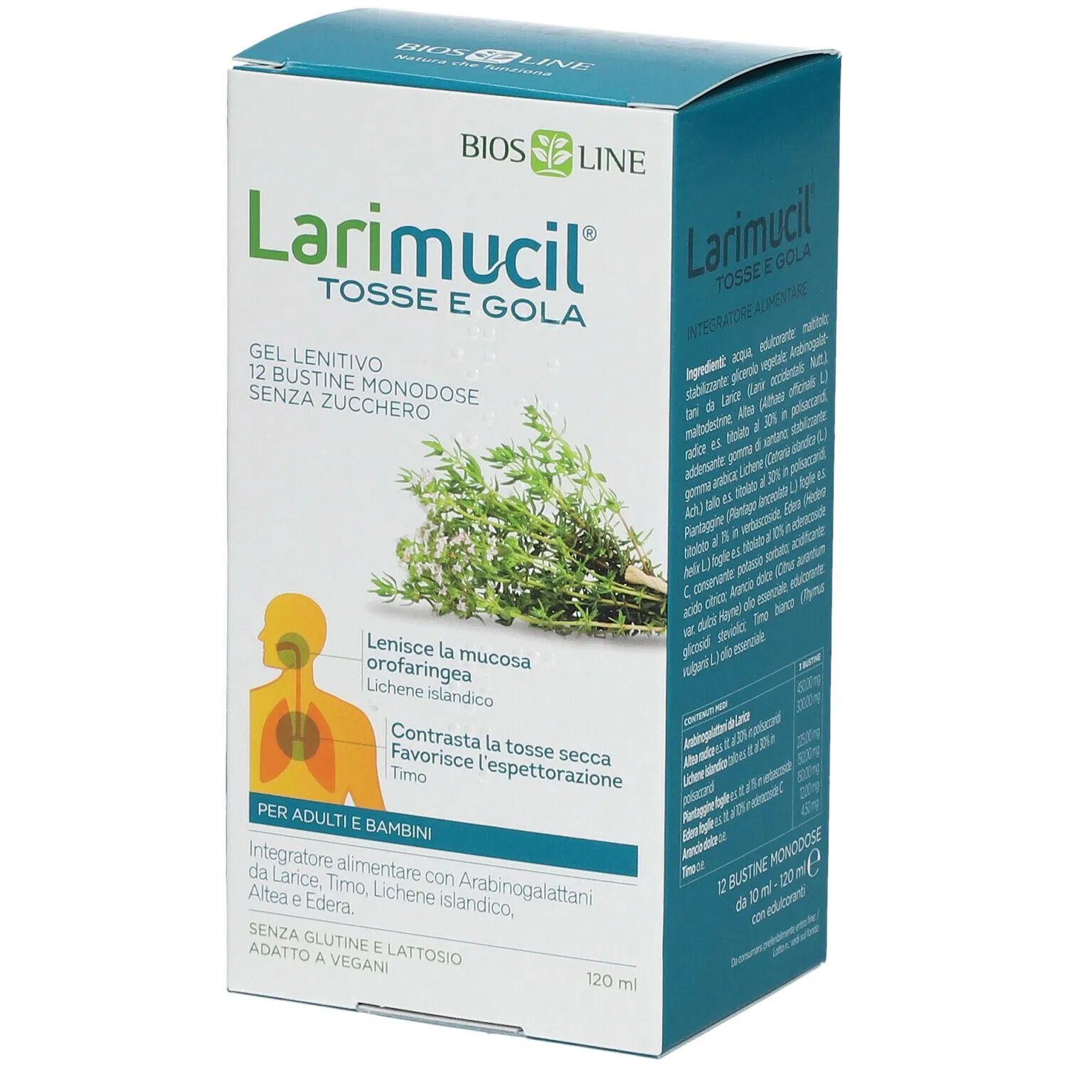 Larimucil BustineTosse e Gola di Bios Line