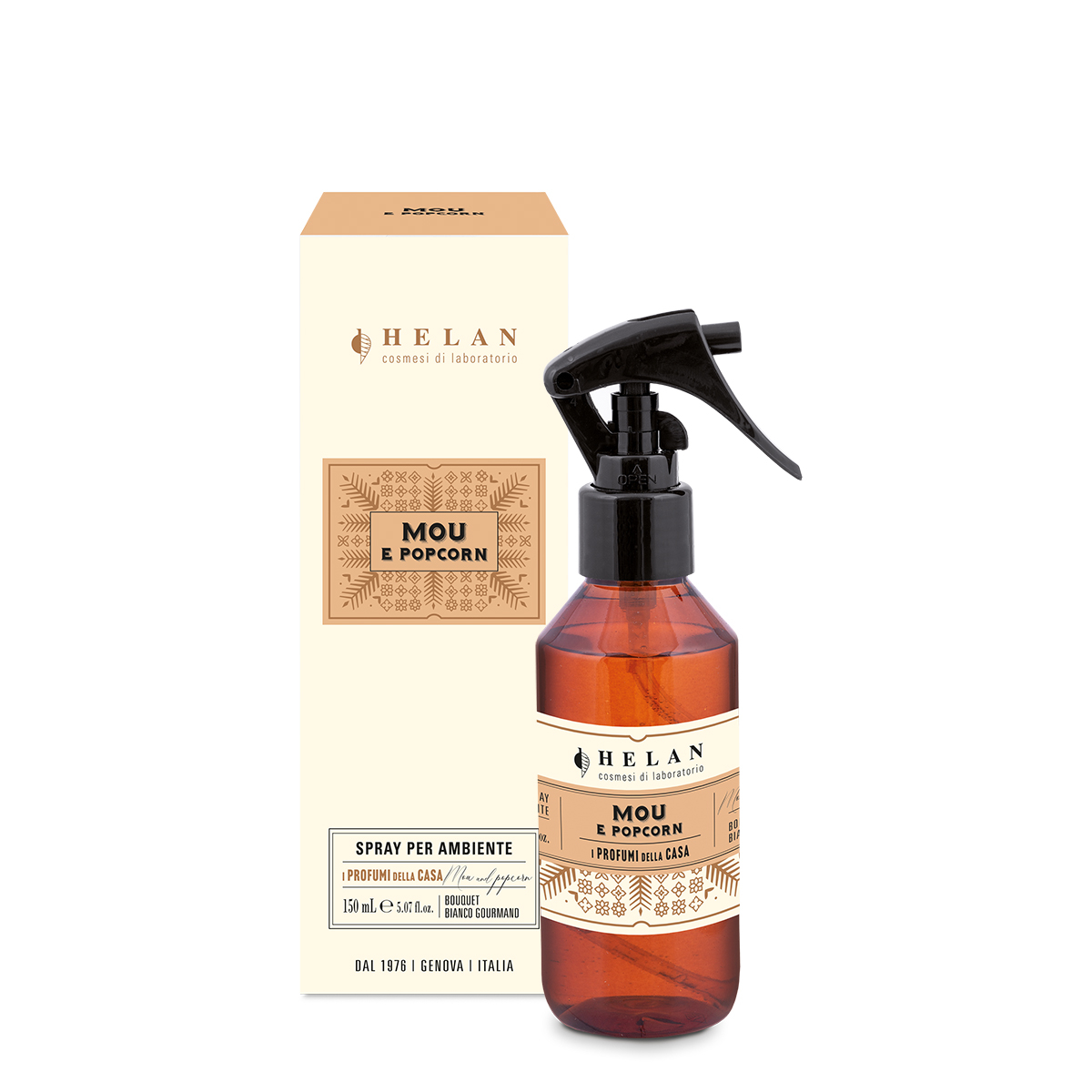 Spray Ambiente Mou e Popcorn 100ml di Helan